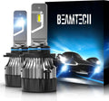 BEAMTECH 9006 Fog Light Bulbs HB4 6500K - Bright Cool White Upgrade