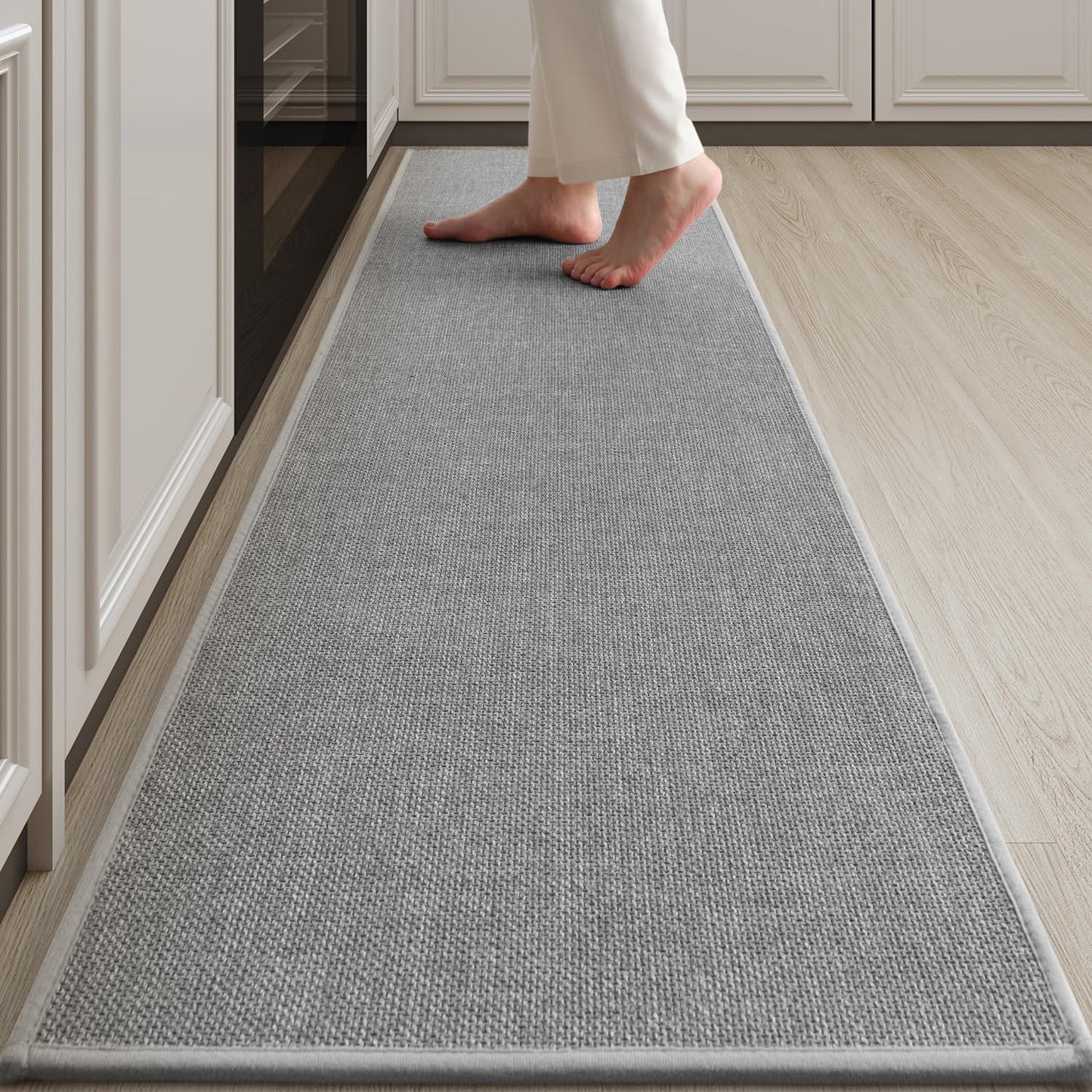 Tchdio Kitchen Mats for Floor Non Slip Washable Comfort Rug