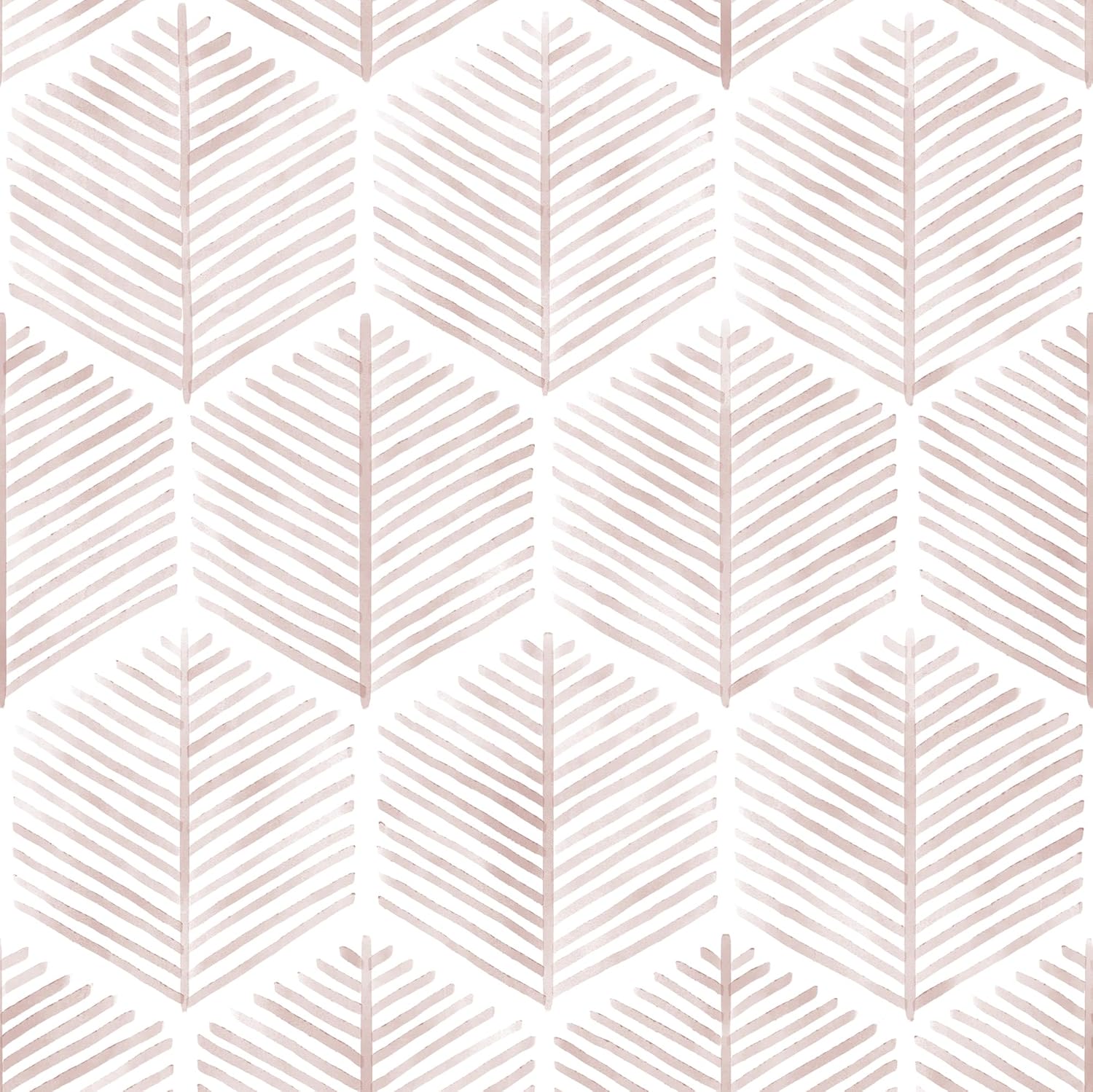 MelunMer Pink Modern Peel and Stick Wallpaper for Home Decor