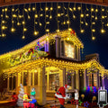 50FT 504 LED Outdoor Christmas Lights - Warm White Ice Drops
