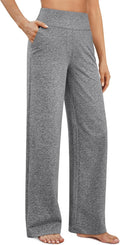 G4Free Yoga Pants Women Wide Leg Pants with Pockets - High Waist