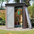 5 x 3 Metal Outdoor Pentroof Storage Shed - Compact Garden Storage