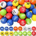 Motivational Stress Balls 160 Pcs Pack - Colorful Foam Anxiety Relief