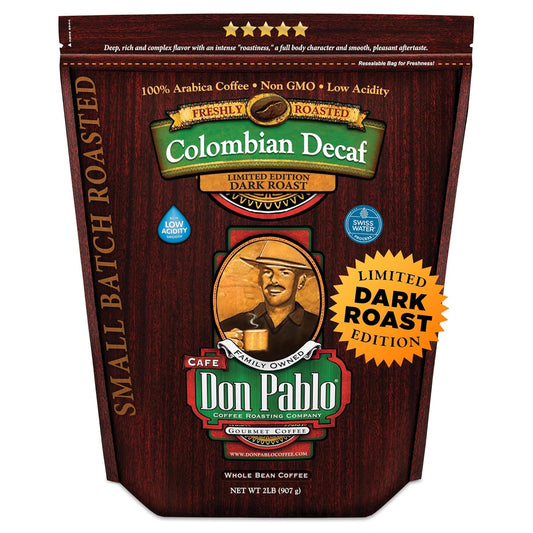 Don Pablo Colombian Decaf Dark Roast - Limited Edition Coffee