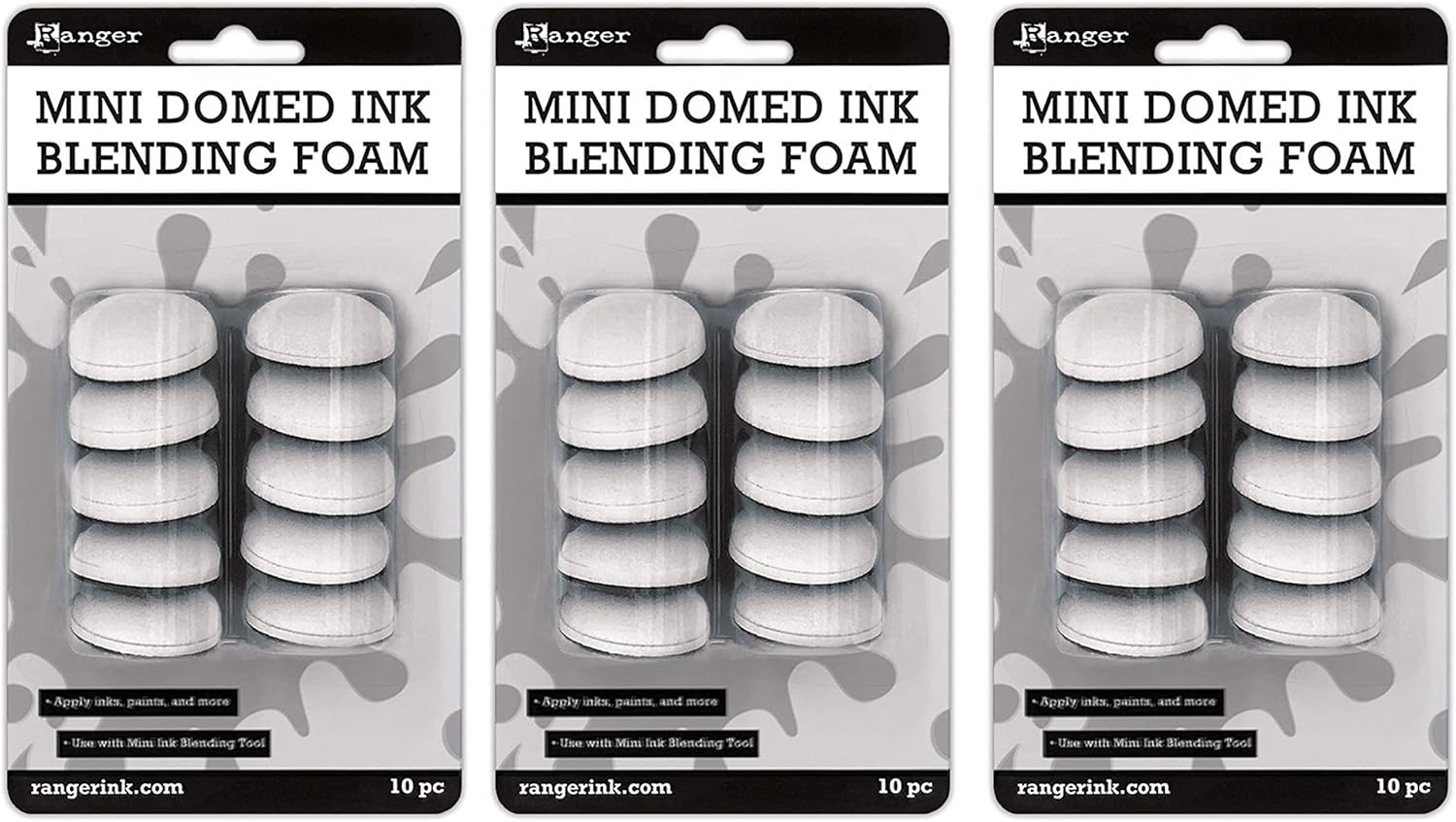 Replace with Ease: Ranger Mini Blending Tool Foams - 30 Pack