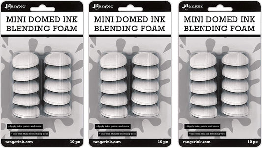 Replace with Ease: Ranger Mini Blending Tool Foams - 30 Pack