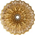 Nordic Ware Cut Crystal Bundt Pan, 10 Cup, Gold Finish