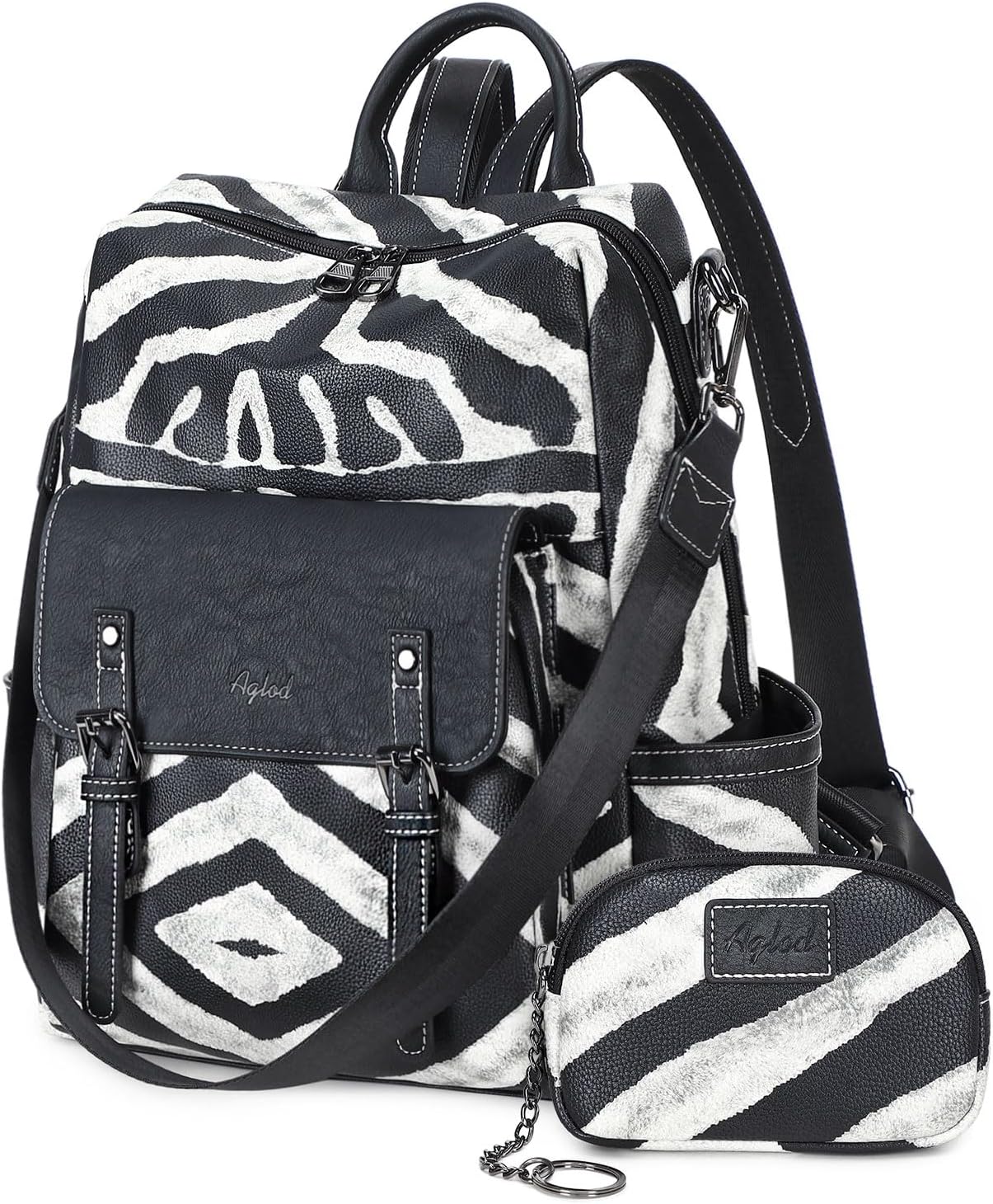 Stylish Backpack Purse for Women - Versatile Faux Leather Bag