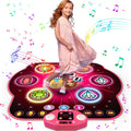 Dance Mat Toys for 3-12 Year Old Girls - Light-Up 4 & 6 Button Dance