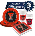 Texas Tech Red Raiders Party Supplies 48 Piece Set - Game Day Pack