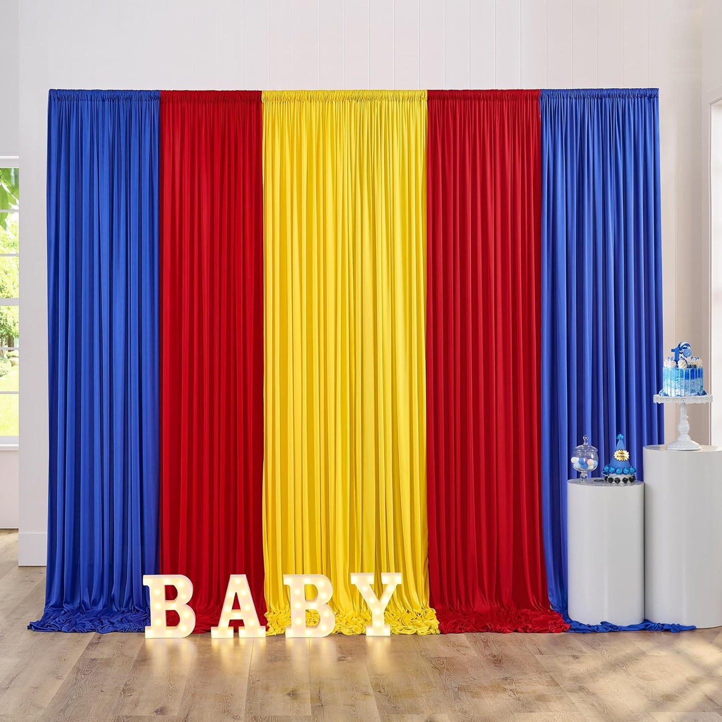 5ft x 10ft Backdrop Curtains for Magical Theme Parties