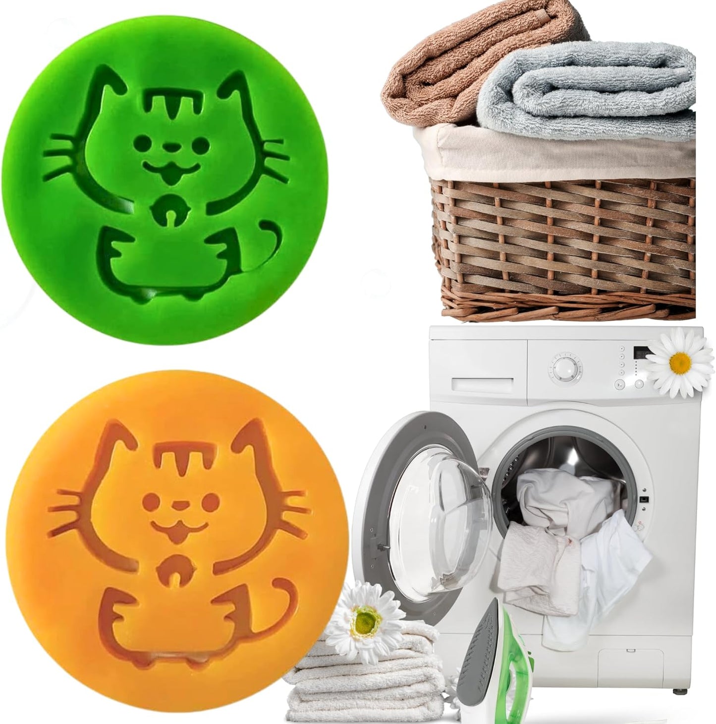 2-Pack Pet Fur Remover: Laundry Hair Cleaning