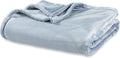 King Size VelvetLoft Polar Blue Bed Blanket - Lightweight Cozy