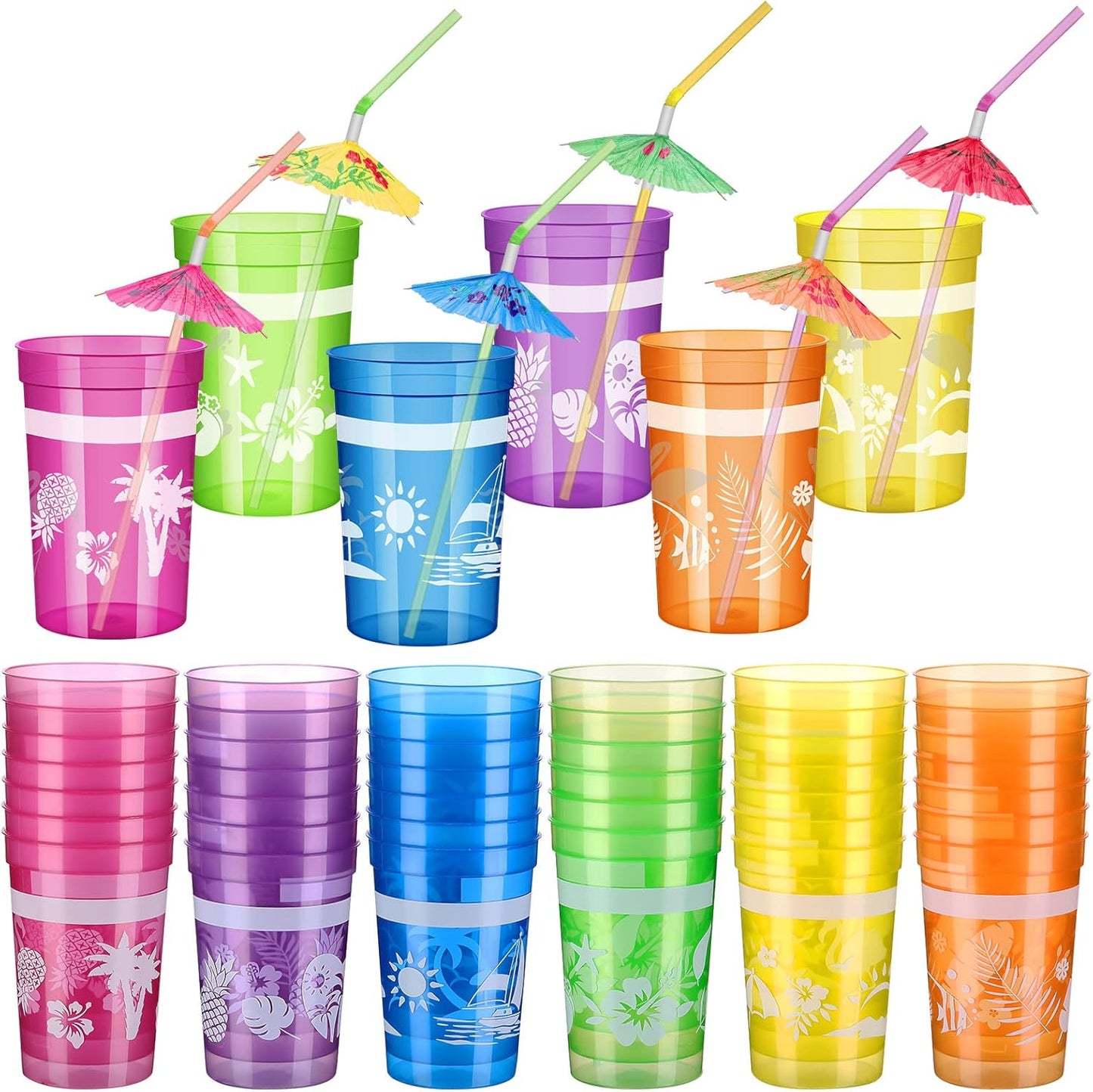 Hawaiian Luau Party Essentials Set by Meanplan