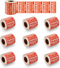 SJPACK 5000 Fragile Stickers 2in x 3in - High-Visibility Shipping