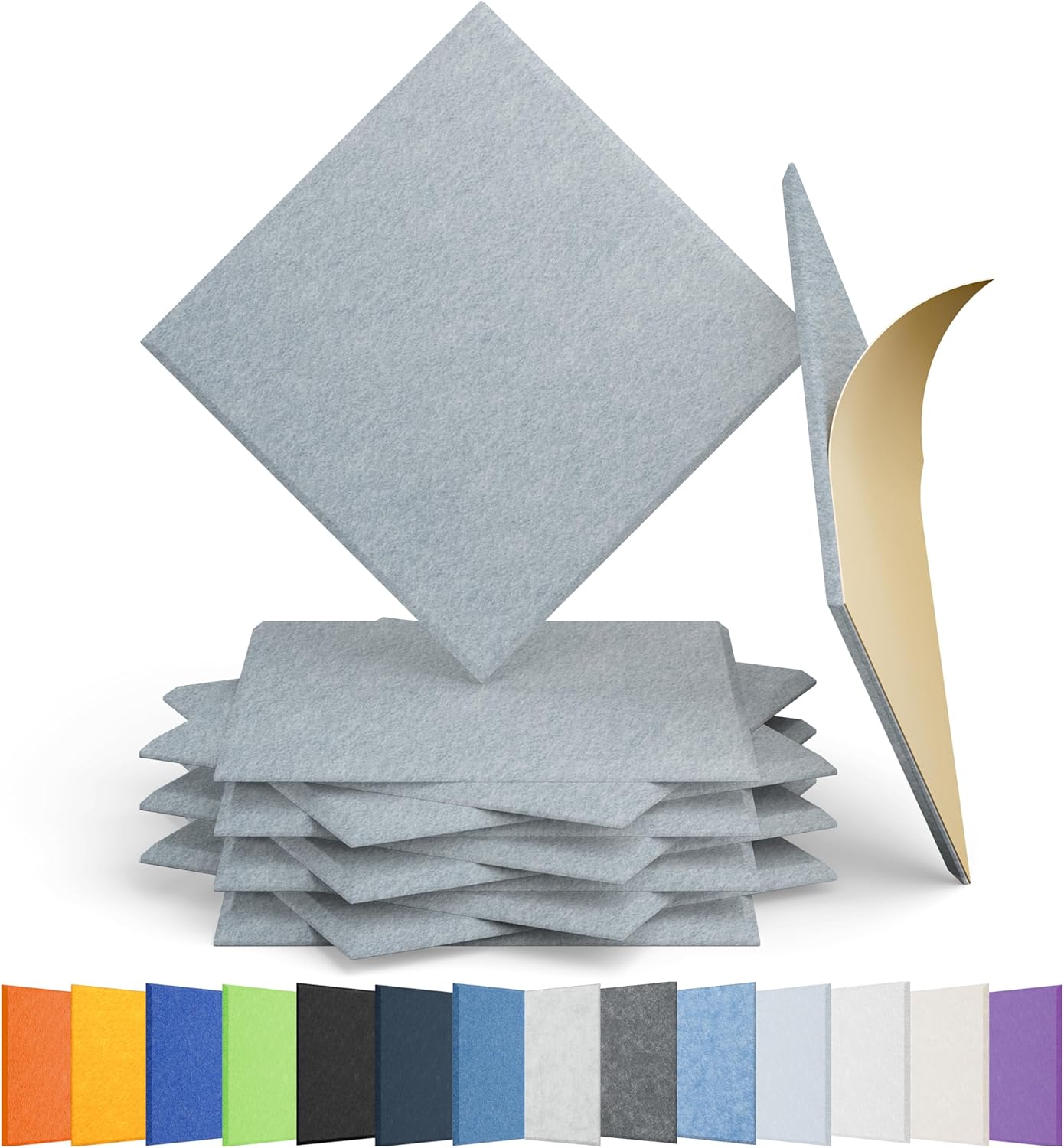 12 Pack Acoustic Panels for Sound Proofing and Noise Reduction