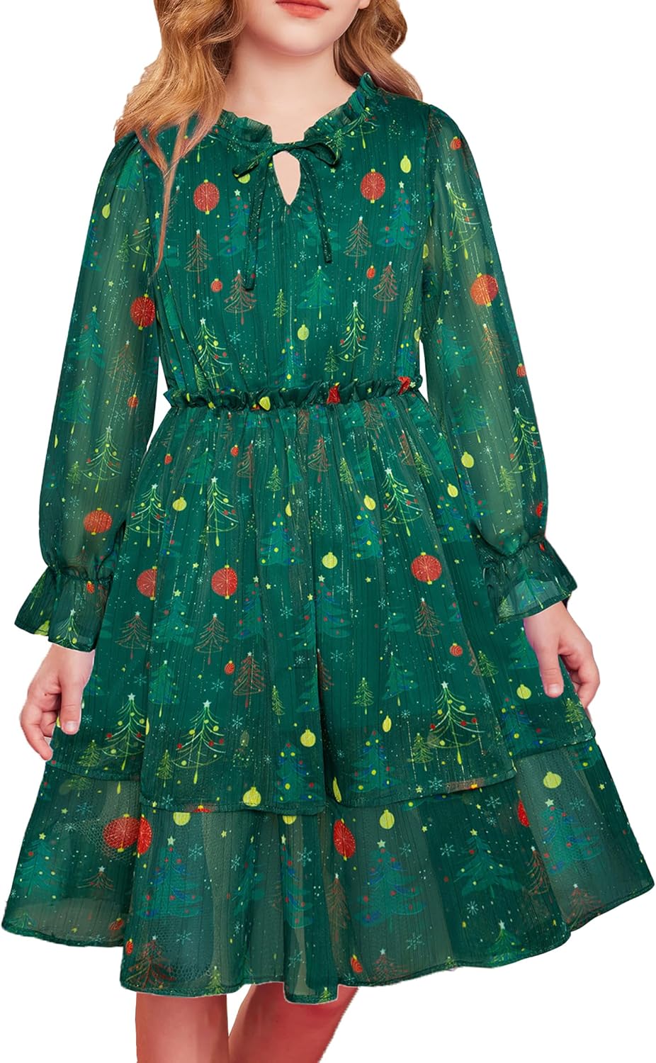 GRACE KARIN Girls Fall Long Sleeve Dress for Parties & Holidays