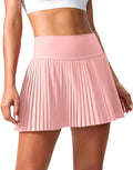 Pleated Tennis Skirt with Pockets and Shorts Liner - Comfortable