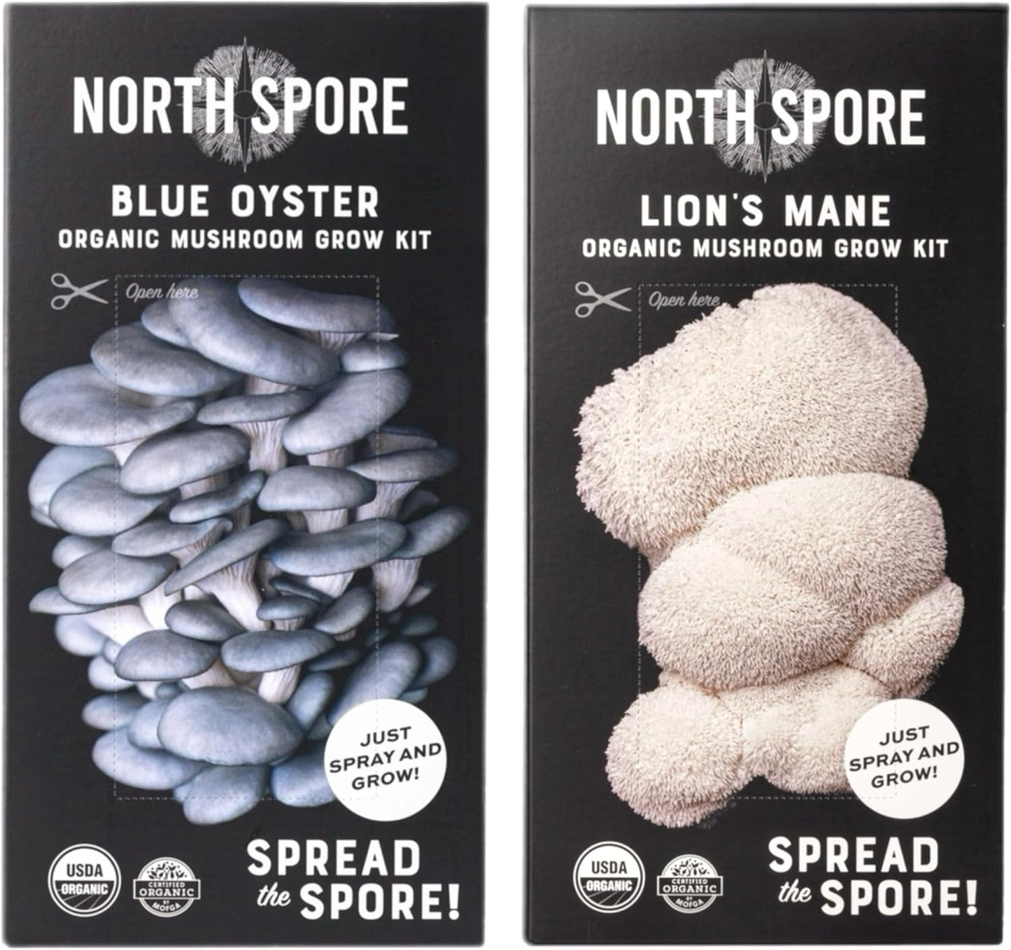 North Spore Organic Mushroom Spray & Grow Kits for Beginners