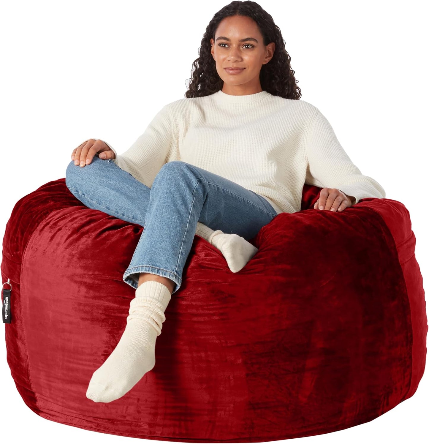 Extra Large Bean Bag Chair Lounger with Memory Foam Comfort