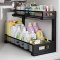 1 Pack 19in Depth Under Sink Storage Organizer - Large Mesh Pull-Out