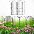 Decorative Garden Fence 31in x 10ft - No Dig Arched Flower Bed Edging