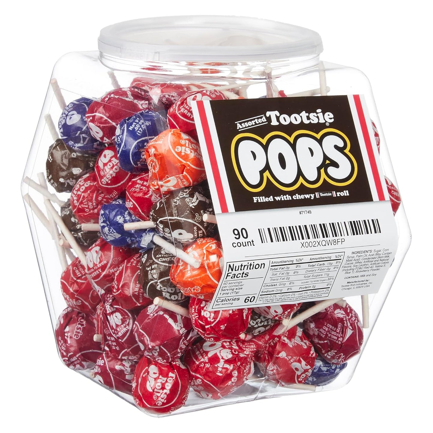 Tootsie Roll Pops Variety Pack Bulk Candy for Sweet Treats