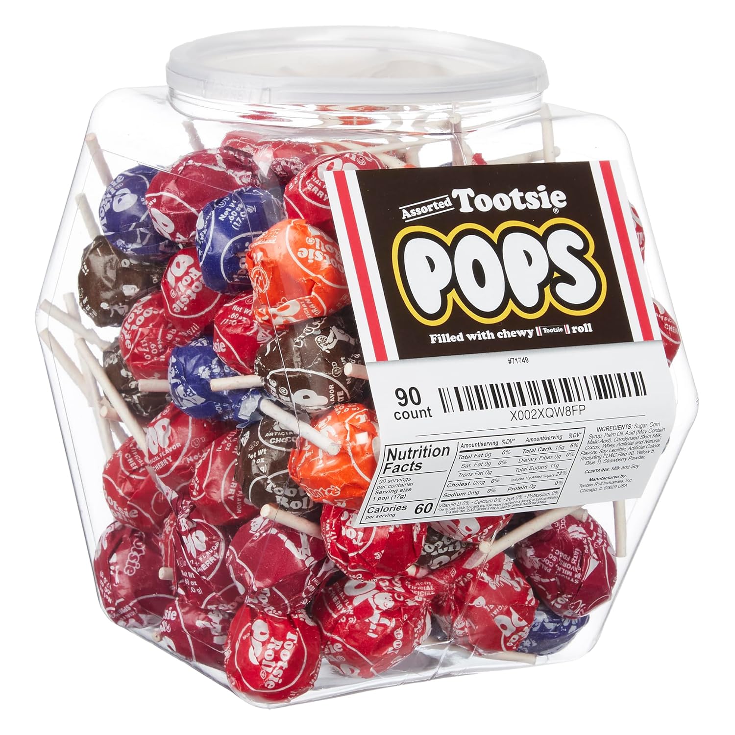 Tootsie Roll Pops Variety Pack Bulk Candy for Sweet Treats