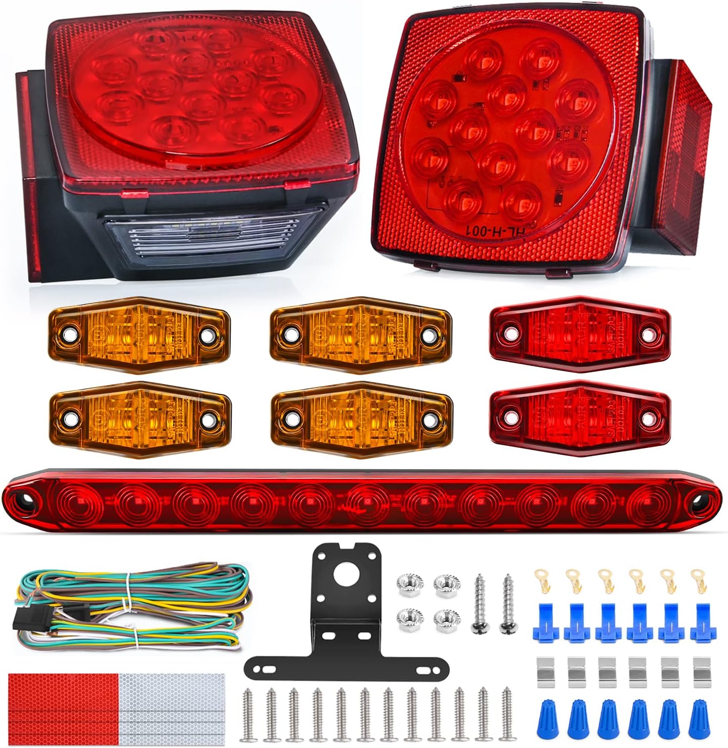 Nilight LED Trailer Light Kit for Safe and Bright Visibility