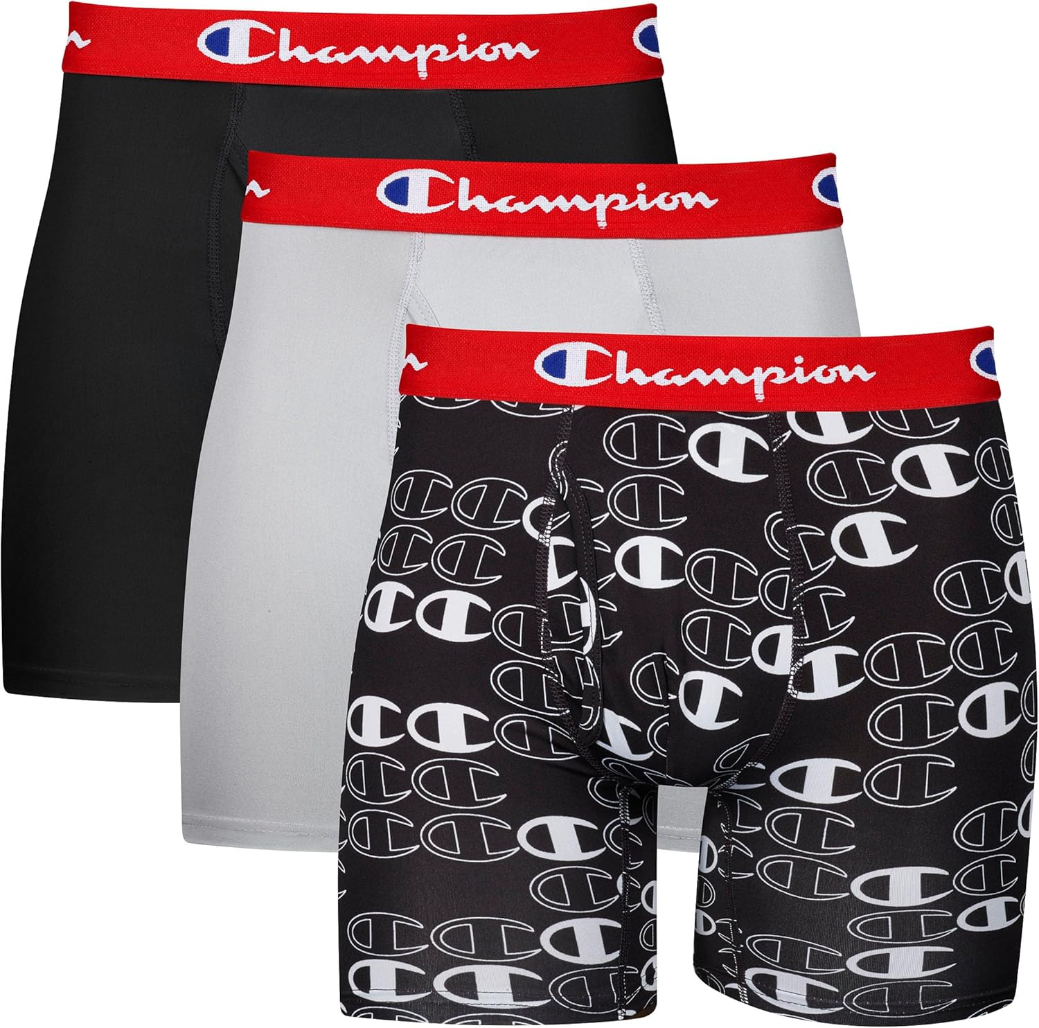 Champion Everyday Active Lightweight Stretch Boxer Briefs 3 Pack