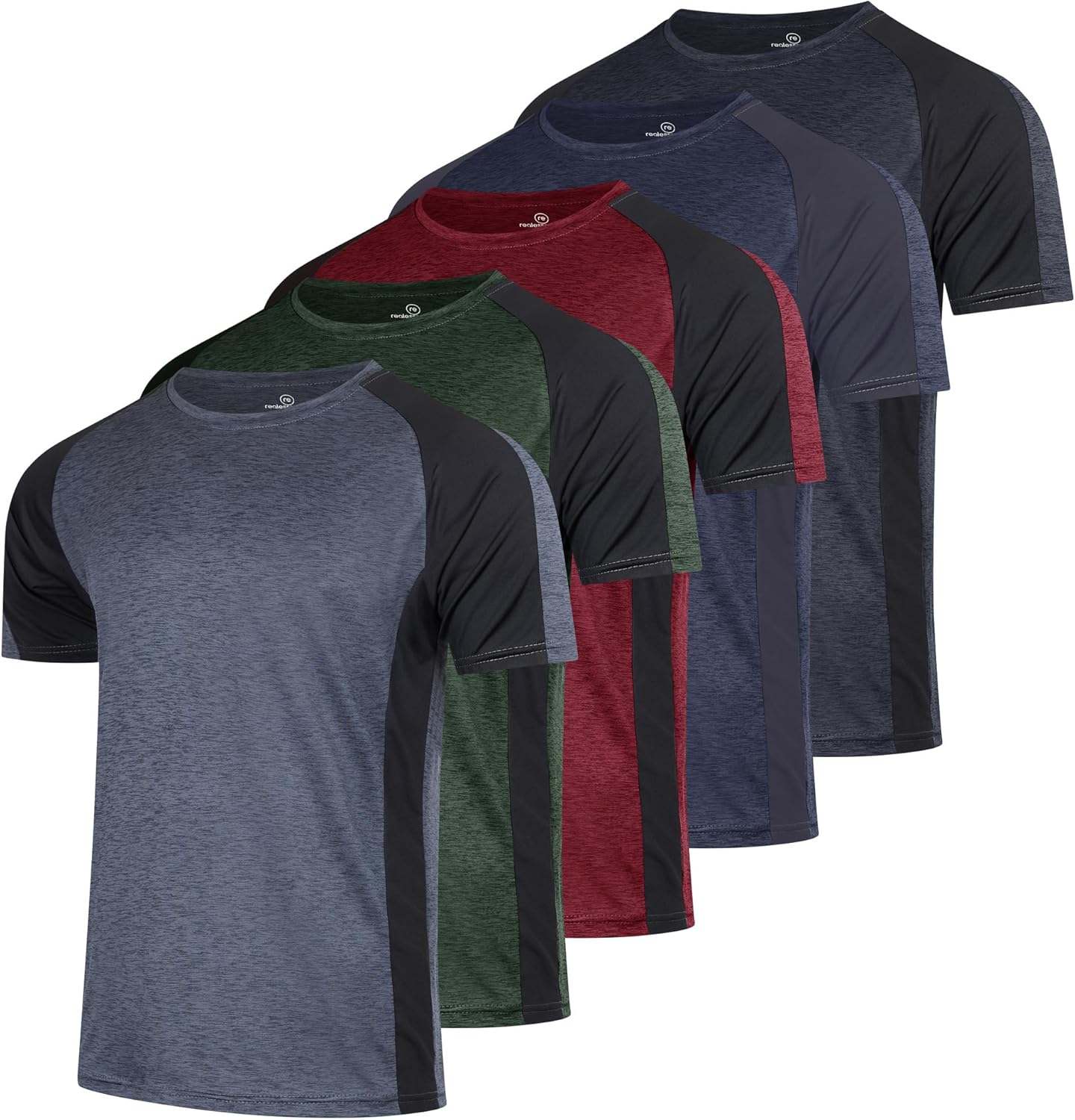 Youth Dry-Fit Wicking Active T-Shirts for Boys & Girls 5 Pack