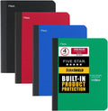 Five Star DuraShield Composition Books 4-Pack - Antimicrobial Covers