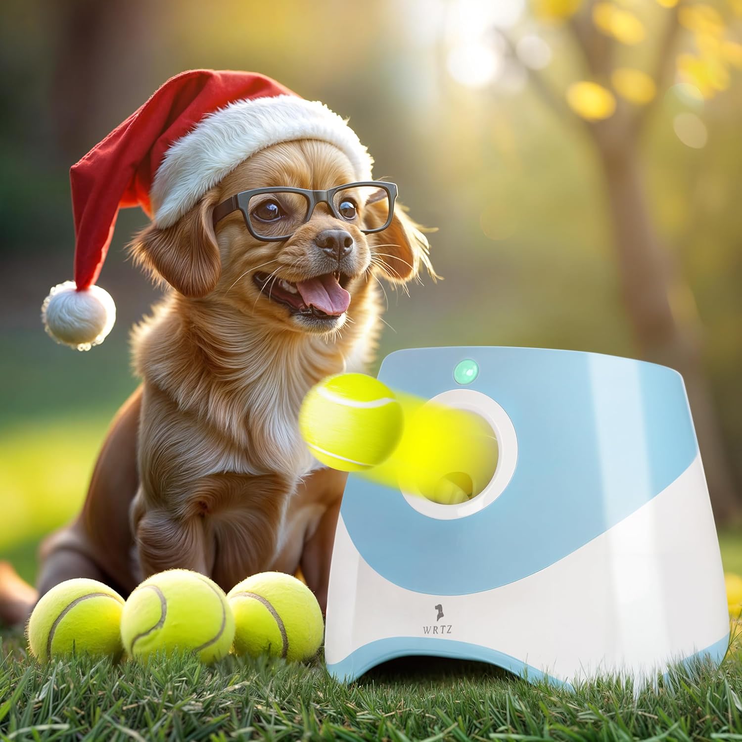 Automatic Dog Ball Launcher for Small Dogs with 3 Distance Settings