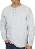 Coleman Men's Long Sleeve Henley Fleece Sweatshirt - Versatile Warmth