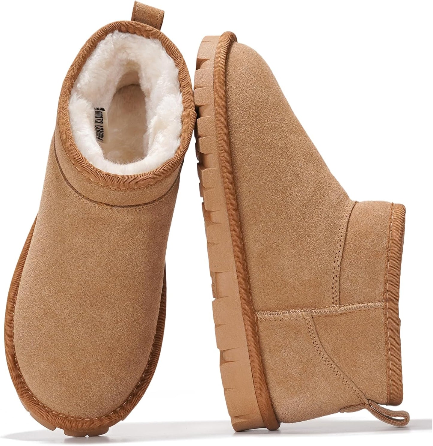 Project Cloud Genuine Leather Ankle Boots for Women 2025