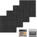4 Pack Non-Stick Oven Liners, Heat Resistant, 12x12 ~ Keep Your Oven Spotless.