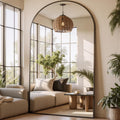 Floor Mirror 86in x 46in Oversized Arched Full Length Mirror - Full