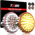 1157 Motorcycle Front LED Turn Signals - Bright 2in Bullet Upgrade