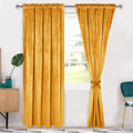 Hiasan Velvet Curtains 84 inches Blackout Thermal Insulated Drapes