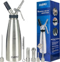 Professional Culinary Cream Whipper - All Metal Steel Dispenser
