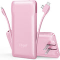 TG90 10000mAh External Battery Pack with Built-in AC Plug - Slim Power
