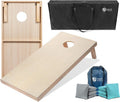 4ft x 2ft Regulation Cornhole Boards Set - Solid Wood with Carry Case