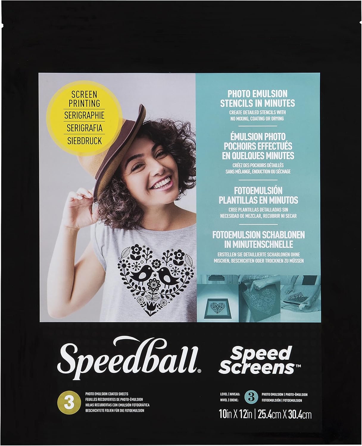 Speedball Speed Screens for T-Shirt Printmaking - Easy & Fast