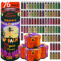 Yopela 76 Pack Halloween Natural Lip Balm Set for Soft Lips