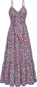 GRACE KARIN Women's 2025 Summer Maxi Dress Floral Tie (Style DNWT)