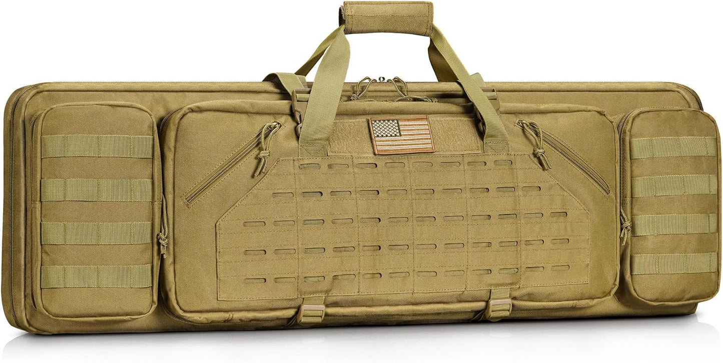 CVLIFE Soft Rifle Case Tactical Double Long Gun Bag for Hunters