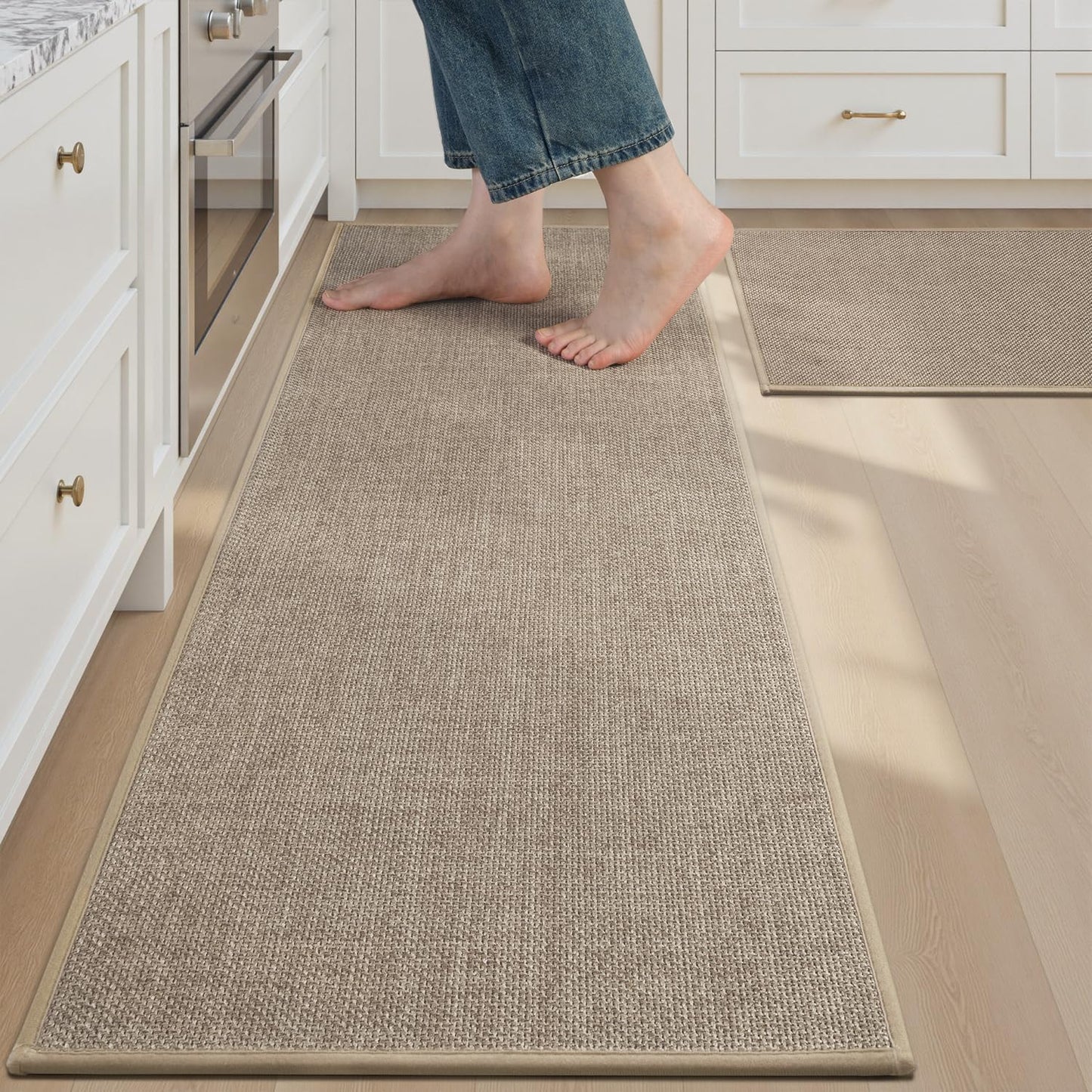 PADOOR Kitchen Rugs Sets of 2 for Comfort and Safety