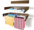 Step Up Laundry Drying Rack 40-in Wide Wall Mounted - Space Saving