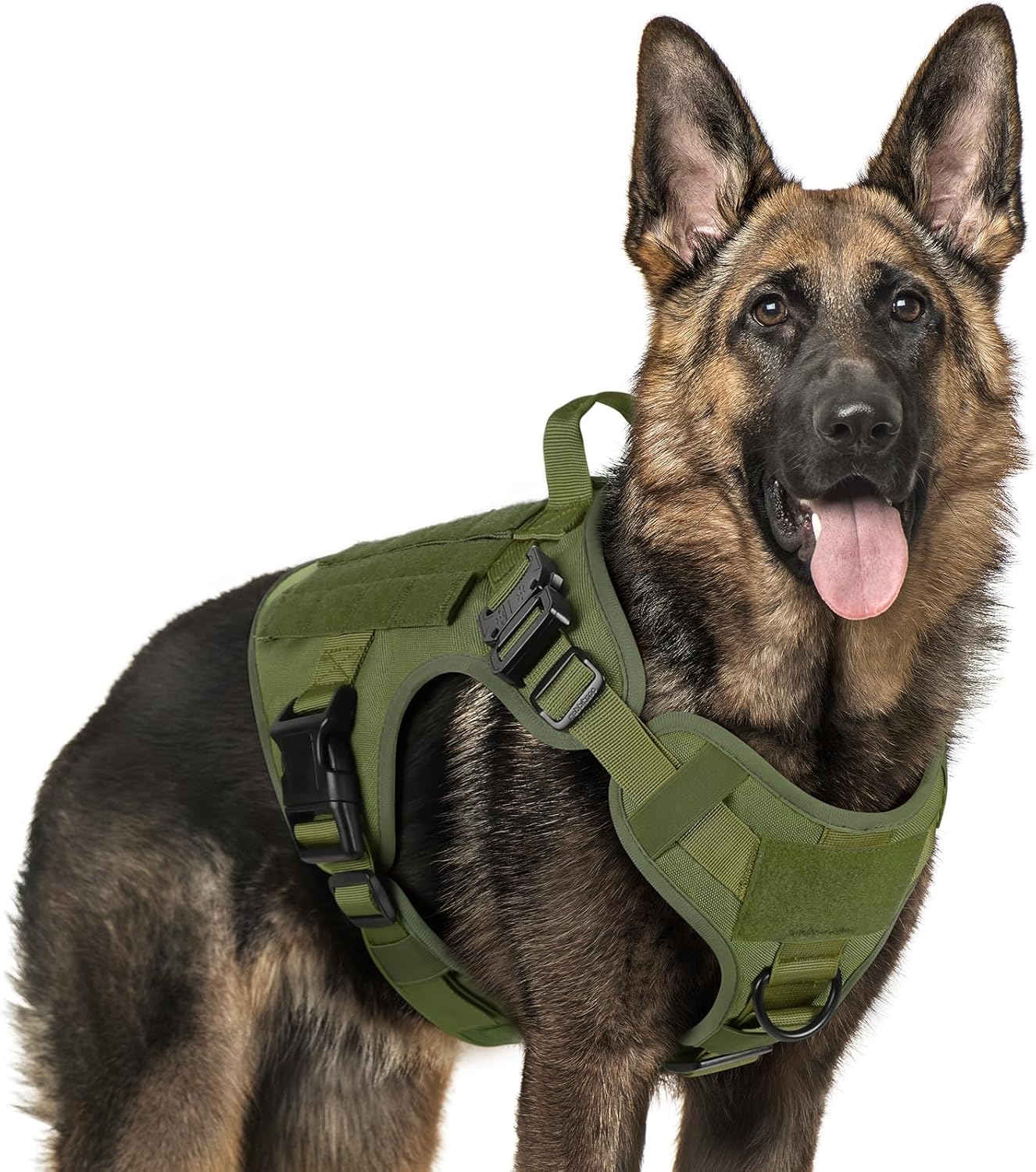 rabbitgoo Tactical Dog Harness for Large Breeds, Heavy Duty Vest