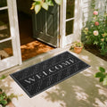 Welcome Mat Outdoor Indoor 47x24 - Durable All-Season Door Mat